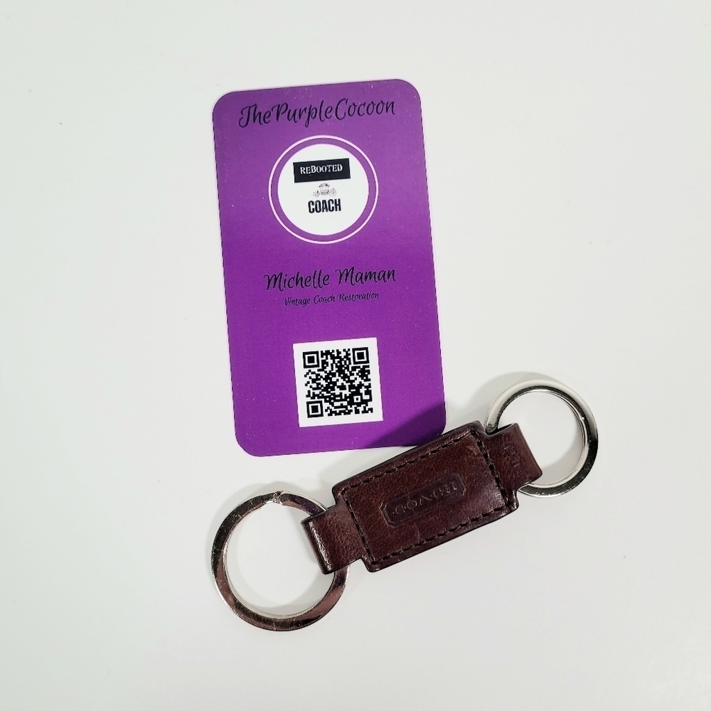 NWOT Vintage Unisex Coach Valet Key Fob #5632